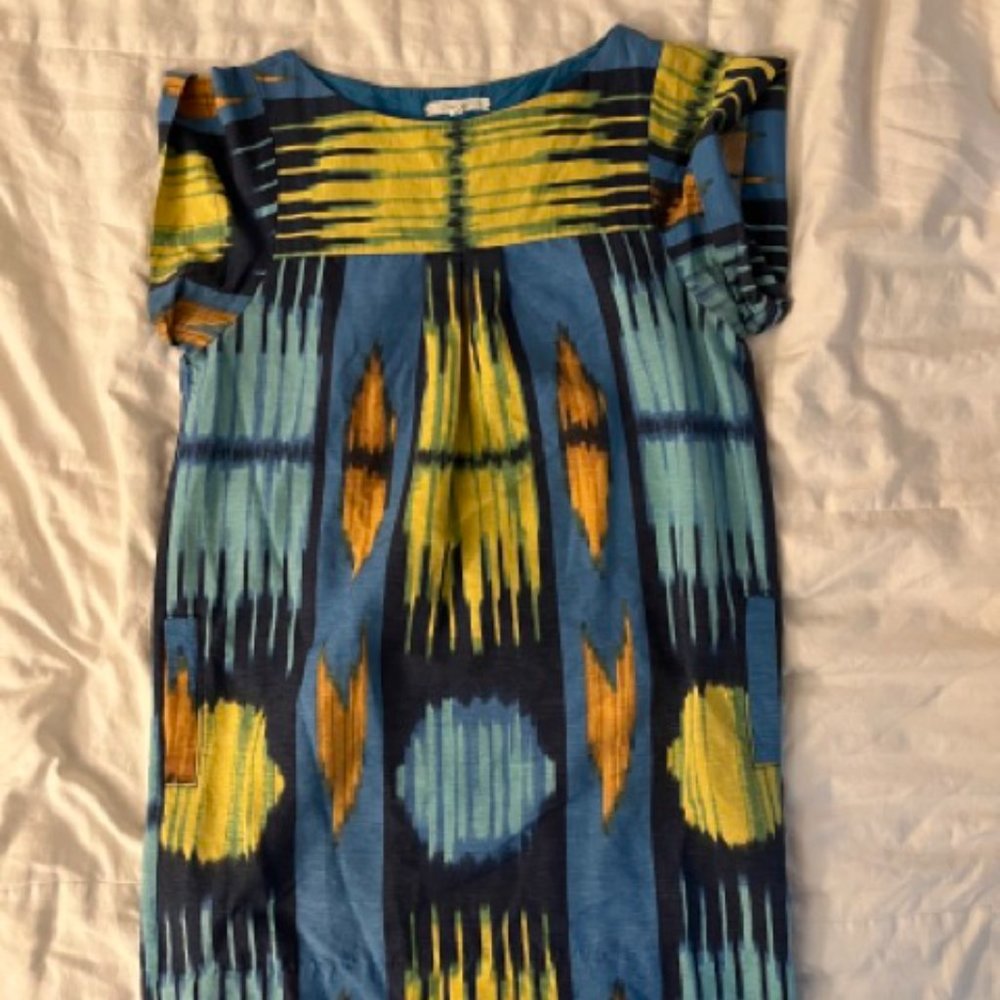 Anthropologie Eliot Patterned Shift Dress